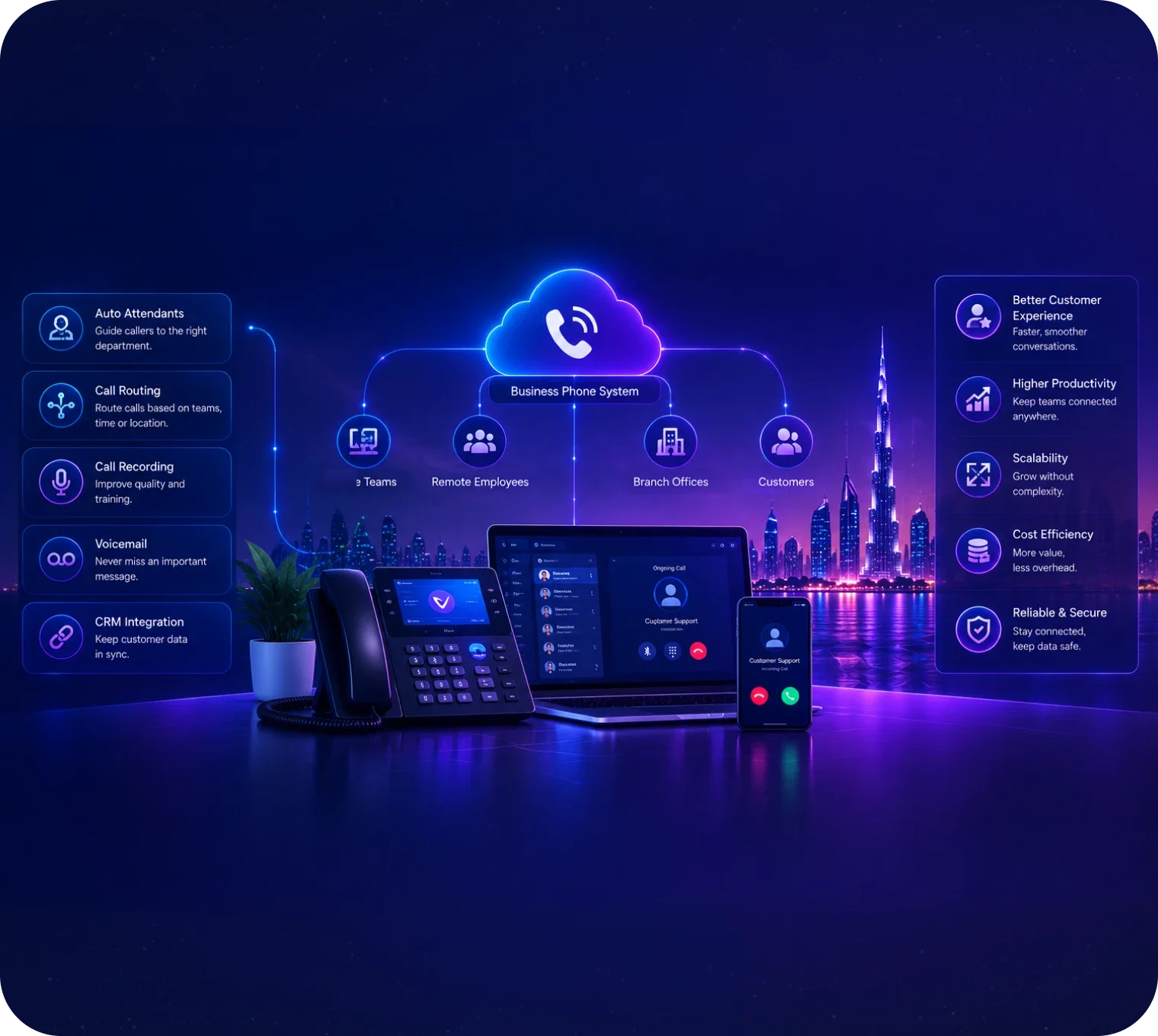 Business Phone System UAE: What Businesses Should Know Before Choosing One